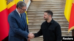 Susret predsednika Srbije Aleksandra Vučića sa predsednikom Ukrajine Volodimirom Zelenskim u Odesi, 11. jun 2025.