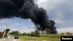 Пожежа біля Василькова, 9 червня 2015 року
