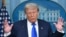 Президент США Дональд Трамп вперше надасть Україні зброю, повідомив Reuters із посиланням на свої джерела. На фото: Трамп на пресконференції в Білому домі, 27 червня 2025 року