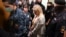 Марина Овсянникова в суде, Москва, 1 августа 2022 г.