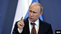 Володимир Путін востаннє був у Будапешті 17 лютого 2015 року, фото з його тодішньої прес-конференції