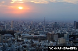 Stadionul olimpic din Tokyo.