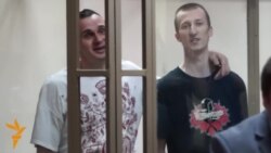 Ukrainian Defendants Sentenced In Russia, Sing National Anthem