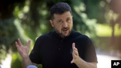 Ukrainian President Volodymyr Zelenskyy says he expects to meet with US leader Donald Trump on the sidelines of next week's UN General Assembly. (file photo)