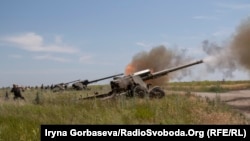Ілюстраційне фото. На військовому полігоні під Мариуполем пройшли артилерійські навчання, 30 червня 2017 року
