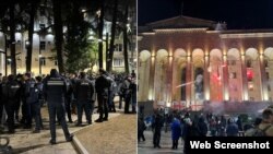 შსს აცხადებს, რომ „აქციის მონაწილეებს სრული შესაძლებლობა აქვთ საკუთარი პროტესტი გამოხატონ მშვიდ ვითარებაში“.