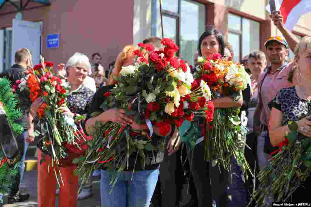 На вулиці Ольшевського в Мінську