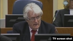 Radovan Karadžić u haškoj sudnici