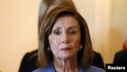 House Speaker Nancy Pelosi said the proposed cuts would have been "harmful to our national security." (file photo)