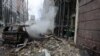 UKRAINE--Consequences of shelling in Kyiv--Nuzhnenko