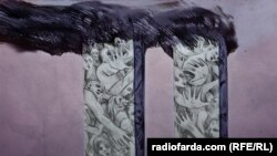 World Trade Center după atacul terorist. Grafică de Alireza Darvish, artist iranian