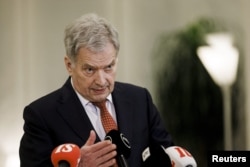 Președintele finlandez Sauli Niinisto