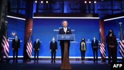 جو بایدن به هنگام معرفی تیم امنیت ملی‌اش