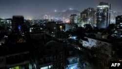 Вид на Кабул пізно ввечері 29 вересня після загальнонаціонального відключення зв’язку, запровадженого «Талібаном»