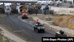 Турецькі військові виїжджають із пункту пропуску Хабур – Ібрагім-аль-Халіль, 31 жовтня 2017 року