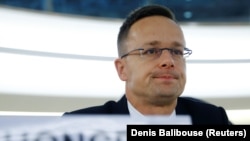 Ministri i Jashtëm i Hungarisë, Péter Szijjártó.