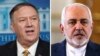 A combo photo of U.S. Secretary of State Mike Pompeo (left) and Iranian Foreign Minister Mohammad Javad Zarif.