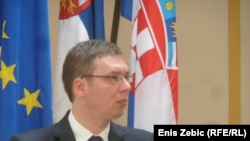Aleksandar Vučić prilikom posjeta Hrvatskoj, 29. travanj 2013.