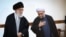 احمد مروی در کنار آیت‌الله خامنه‌ای رهبر جمهوری اسلامی