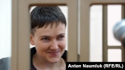 Надія Савченко на черговому засіданні суду в Ростовській області Росії