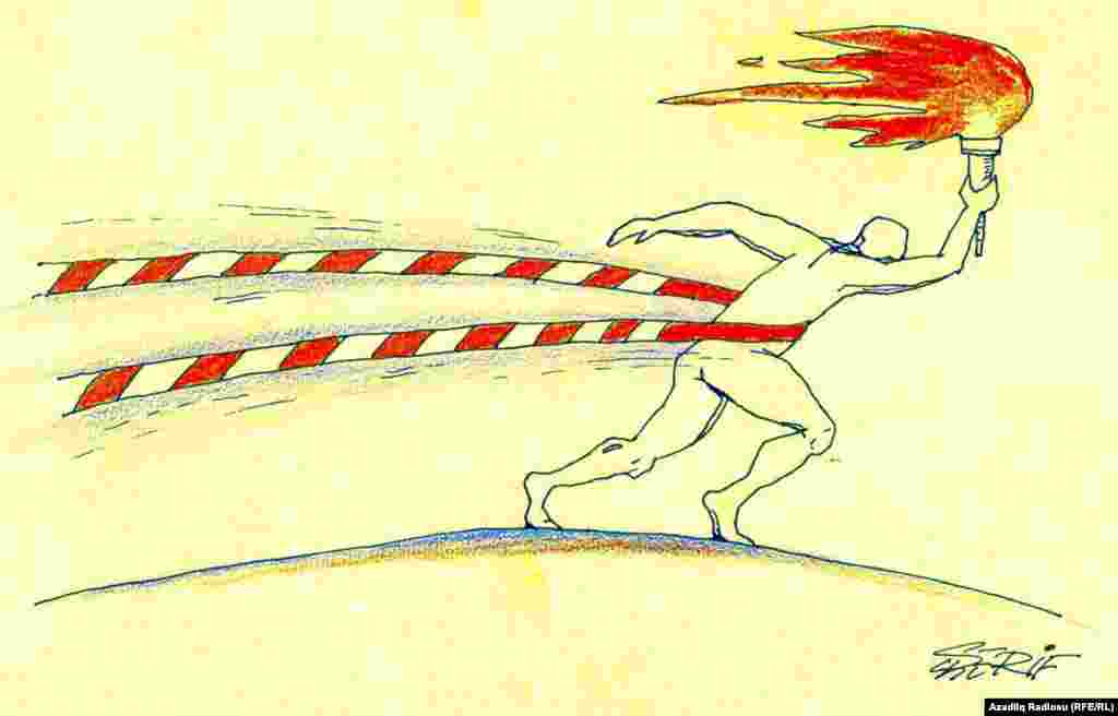 &laquo;Свобода&raquo;, азербайджанський карикатурист Рашид Шеріф