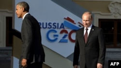 ბარაკ ობამა და ვლადიმირ პუტინი