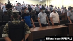 Казакстан. Арыстагы аскер кампасындагы жарылуу боюнча сот өкүмү. 26-июль, 2021-жыл. 