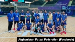 اعضای تیم فوتسال افغانستان