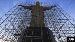 Statua Isusa u Rio de Žaneiru - ilustracija