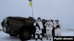 Українські вояки в зоні АТО