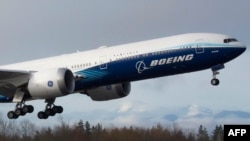 Самолет производства компании Boeing