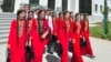 Türkmen studentleri. Türkmenistanyň Türkmen döwlet habarlar agentliginden (TDH) alnan surat