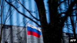 Вигляд будівлі посольства Росії у Вашингтоні, округ Колумбія, США, грудень 2016 року