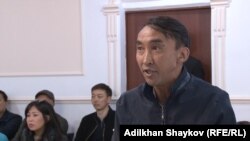 Болатбек Біләлов сотта сөйлеп тұр. Нұр-Сұлтан, 21 мамыр 2019 жыл. 