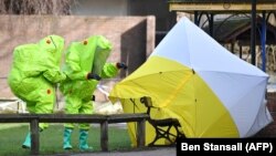 Місце, де 4 березня знайшли непритомних Сергія та Юлію Скрипалів, Солсбері, Британія, березень 2018 року