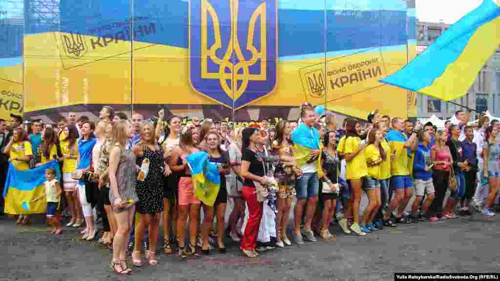 Під час відзначення Дня Незалежності у Дніпропетровську, 24 серпня 2014 року &nbsp;
