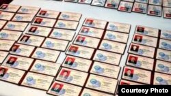 Служебные удостоверения депутатов айыльных кенешей. 