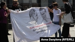 Акція до роковин винесення вироку Олегу Сенцову та Олександру Кольченку в Києві, 25 серпня 2017 