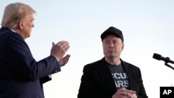 Дональд Трамп жана Илон Макс. 