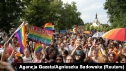 Parada e Krenarisë në Bialystok, Poloni, Korrik 2019. 