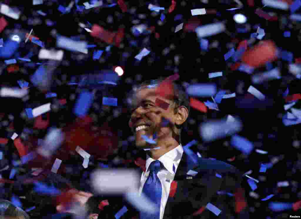 Američki predsjednik Barack Obama, Chicago, 6. novembar 2012. Foto: REUTERS / Kevin Lamarque 