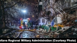 Наслідки ракетного удару сил РФ по Полтаві, 1 лютого 2025 року