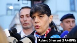 Laura Codruța Kovesi, la ieșirea de la audierea de cinci ore în cel de-al doilea dosar pe care i l-a intentat SIIJ