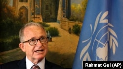 United Nations Assistance Mission in Afghanistan (UNAMA) Human Rights Director Richard Bennett (file photo)