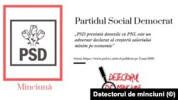 Partidul Social Democrat a publicat pe 3 mai 2019 un comunicat de presă pe site-ul oficial în care anunță că are „dovada edificatoare care confirmă că PNL a fost tot timpul un adversar declarat al creșterii salariului minim pe economie”.