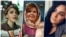 Yasaman Aryani (left), Monireh Arabshahi (center), and Mojgan Keshavarz have been detained since April. 