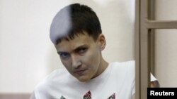 Nadia Savcenko, la ședința de judecată din 9 martie 2016