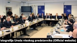 Sjednica Vijeća za provedbu mira, Sarajevo, fotoarhiv