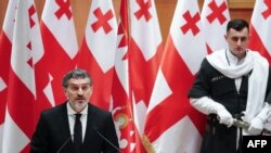 Михаил Кавелашвили во время президентской инаугурации, 29 декабря 2024 