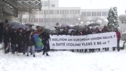 Studentët protestojnë, kërkojnë liberalizimin e vizave
